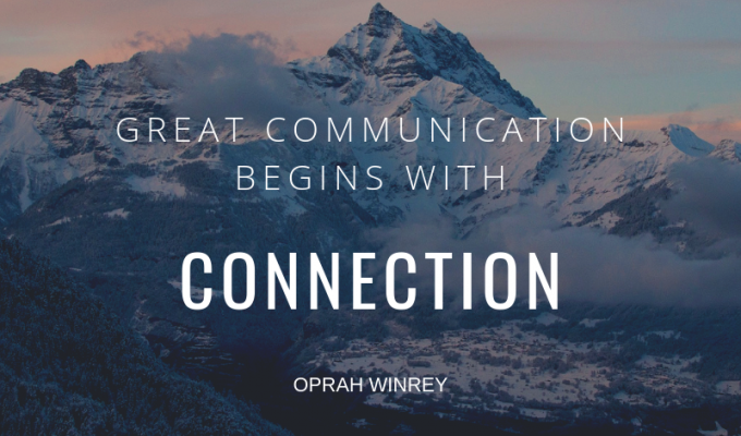 communication is connection